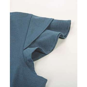 JACK SMITH Womens Sleeveless Golf Shirt Lightweight Quick Dry Collarless Tank Tops Tennis(M, Grey Blue)