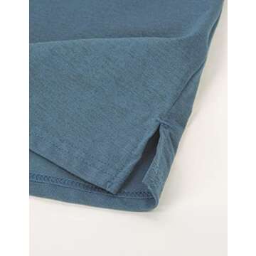 JACK SMITH Womens Sleeveless Golf Shirt Lightweight Quick Dry Collarless Tank Tops Tennis(M, Grey Blue)