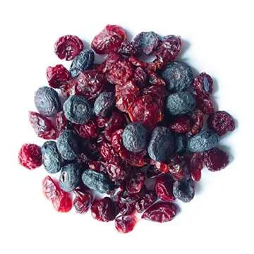 Organic Mixed Berries 1 Pound - Non-GMO Dried Tri-Berry Mix