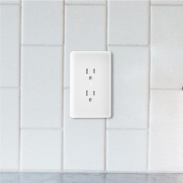 Taymac 2000W Masque 1-Gang Paintable Outlet Cover