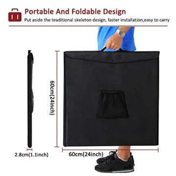 DUCLUS Portable Light Box for Perfect Product Photography