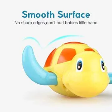 Wind-Up Swimming Turtle Bath Toys - Fun for Toddlers