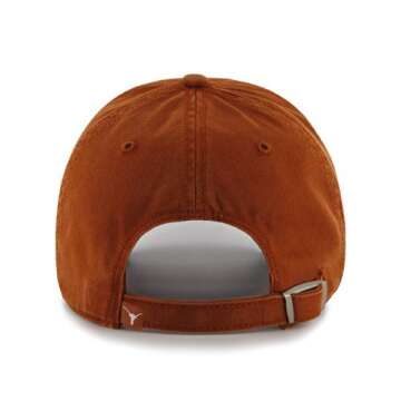 NCAA Texas Longhorns Men's Clean Up Cap, Burnt Orange 1, One Size