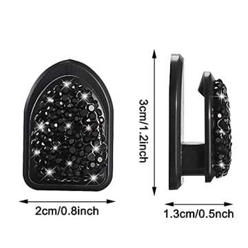 WINKA Car Sticky Hooks, Multifunctional Vehicle Adhesive Hooks Car Storage Hooks for Key, USB Cable,...