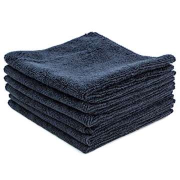 Dry Rite Best Magic Microfiber Cloth - Professional Series Cleaning Towels for Home, Kitchen, Bath, TV, Glass, Auto, Non-Abrasive, Ultra Absorbent, Streak-Free, Reusable, Washable, Wet/Dry - 12"x12"