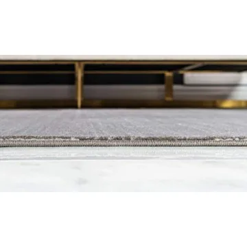 Unique Loom Gray Area Rug for Modern Homes