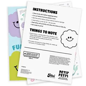 Vibrant Under The Sea Mermaid Temporary Tattoos for Kids