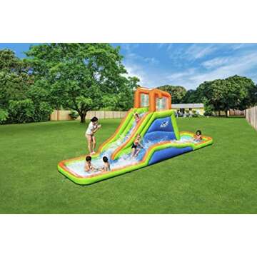 Bestway H2OGO! Aquaventure Kids Inflatable Water Park | Inflatable Slide and Pool