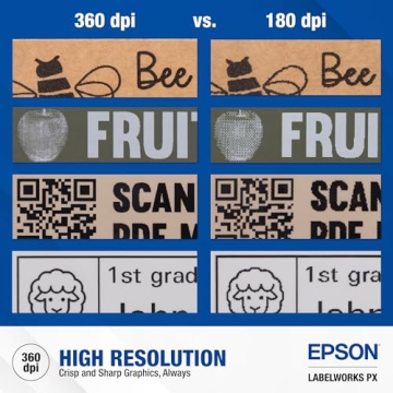 Premium Epson LW-C610PX Bluetooth Label Maker Portable