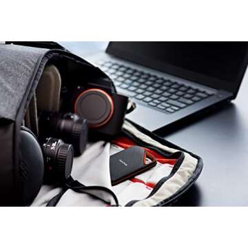 SanDisk 1TB Extreme PRO Portable External SSD - Up to 1050MB/s - USB-C, USB 3.1 - SDSSDE80-1T00-A25