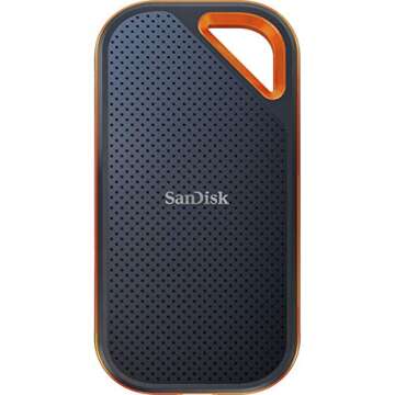 SanDisk 1TB Extreme PRO Portable External SSD - Up to 1050MB/s - USB-C, USB 3.1 - SDSSDE80-1T00-A25