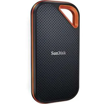 SanDisk 1TB Extreme PRO Portable External SSD - Up to 1050MB/s - USB-C, USB 3.1 - SDSSDE80-1T00-A25
