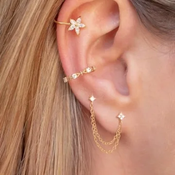 Styling Elegance with Freekiss Gold Chain Earrings