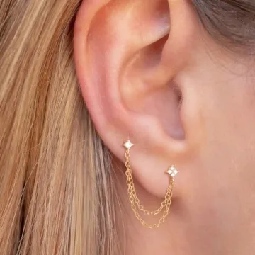 Styling Elegance with Freekiss Gold Chain Earrings