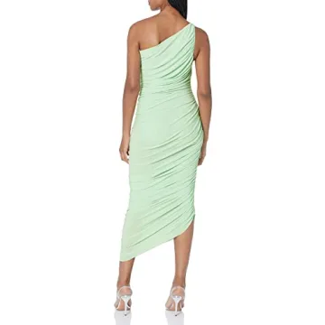 Norma Kamali Seafoam Diana Gown Elegant Cocktail Dress