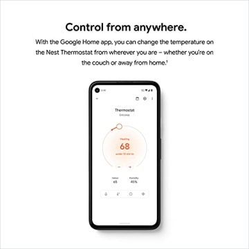 Google Nest Smart Thermostat - Energy Efficient Control