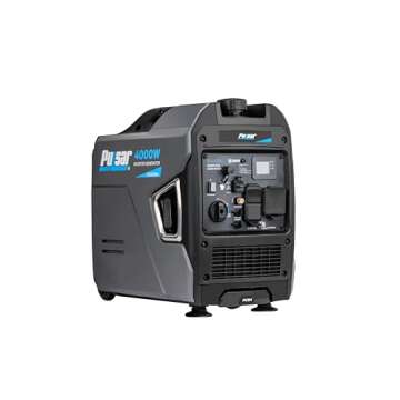 Pulsar Products GX400BN, 4000W Portable Ultra-Quiet Dual Fuel & Parallel Capability, RV-Ready, Handl...
