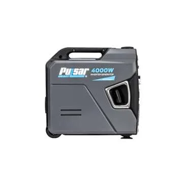 Pulsar Products GX400BN, 4000W Portable Ultra-Quiet Dual Fuel & Parallel Capability, RV-Ready, Handle & Wheels, with CO