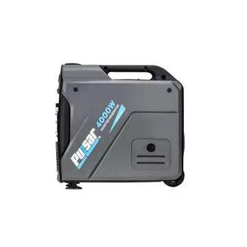 Pulsar Products GX400BN, 4000W Portable Ultra-Quiet Dual Fuel & Parallel Capability, RV-Ready, Handle & Wheels, with CO