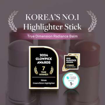hince True Dimension Radiance Balm 10g - Natural Shimmer Glow Face Highlighter Stick, Cream Blush Stick, Transparent Color, Multiuse, Glass Skin, Korean Makeup (1, TENDER ROOM, TP003)