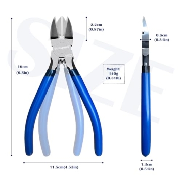 KAIHAOWIN 6-Inch Wire Cutters for Crafting and More