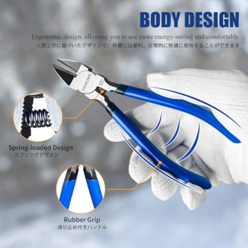 KAIHAOWIN 6-Inch Wire Cutters for Crafting and More