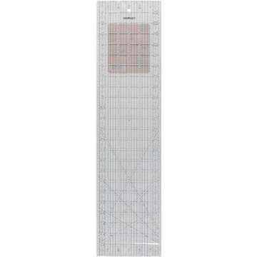 Fiskars Sewing Ruler (6" x 24") - Clear Ruler for Sewing and Quilting