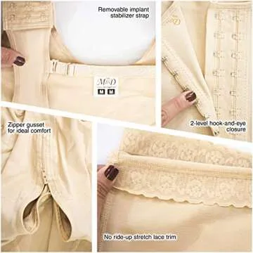 M&D Post Surgery Stage 2 BBL Compression Garment Fajas Colombiana Post OP