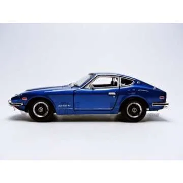 Maisto Datsun 240Z 1971 1:18 Scale Miniature Car Blue