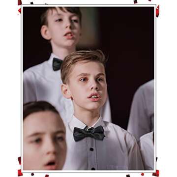 Zhanmai 20 Pcs Boys Bow Ties Pre-tied Bow Ties Bulk with Adjustable Neck Band for Kids Wedding Birthday Party(Classic Style)