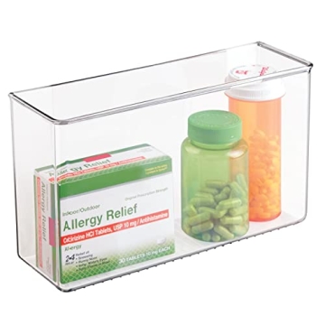 mDesign Adhesive Storage Organizer for Home and Kitchen