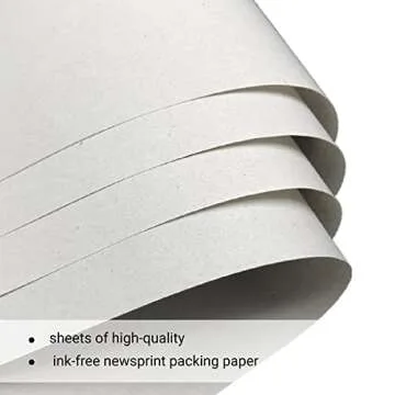 Packing Paper Sheets for Moving - 25 LBS - 800 Sheets of Newsprint Paper - Must Have in Your Moving Supplies (25 LBS)