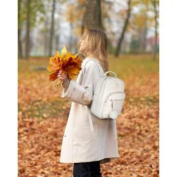 MATEIN Mini Backpack Purse for Women, Fashion Small Purse Backpack with USB Charging Port, Lightweig...