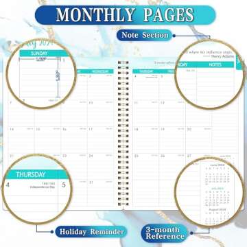 Teacher Planner 2024-2025 - 2024-2025 Planner, Jul. 2024 - Jun. 2025, 9.7'' x 7.6'', Academic Planner, Weekly and Monthly Homeschool Planner