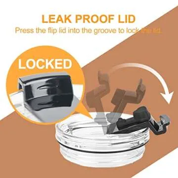 Life's Easy 20oz Stainless Steel Travel Mug with Handle