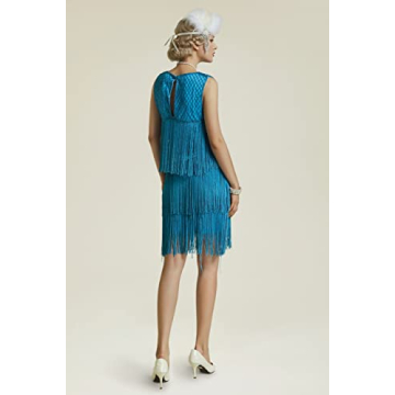 Elegant 1920s Flapper Dress for Vintage Parties