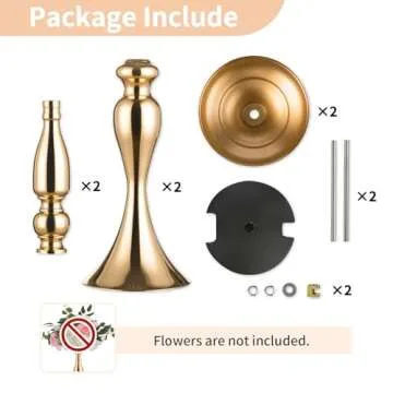 Elegant Gold Vases for Stunning Wedding Centerpieces