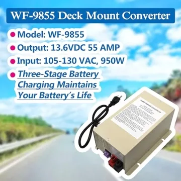 WF-9855 55Amp RV Converter for Reliable Power Supply