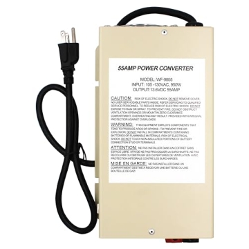 WF-9855 55Amp RV Converter for Reliable Power Supply