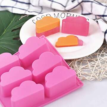 Versatile Cozihom Silicone Cloud Mold for Treats