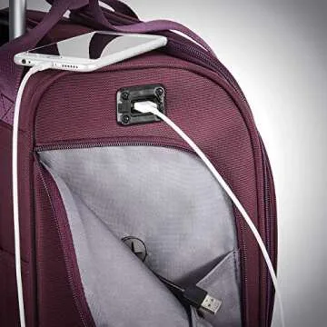 Samsonite Underseat Carry-On Spinner with USB Port
