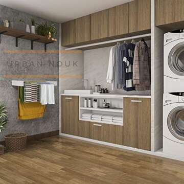 Urban Nouk Retractable Laundry Drying Rack - 60lbs Capacity