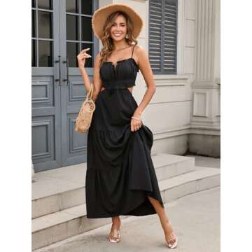 Shop XinFSh Women's Summer Spaghetti Maxi Dress Online