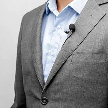 BOYA BY-M1 3.5mm Lavalier Microphone for Clear Audio Recording