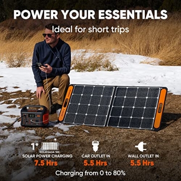 Jackery Explorer 500 Portable Power Station - 518Wh Solar Generator