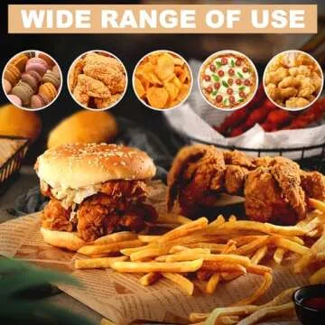 200 Pcs Deli Wax Paper Sheets for Food Basket Liners 10 x 10 Inch Old Newspaper Style Printed Greaseproof Deli Paper for Wrapping Breads Burgers French Fries Sandwiches (Brown)