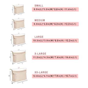 Vercord Premium Nylon Purse Organizer with 13 Pockets