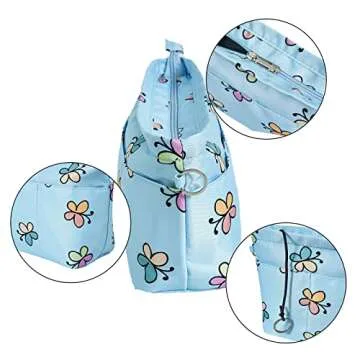 Vercord Premium Nylon Purse Organizer with 13 Pockets