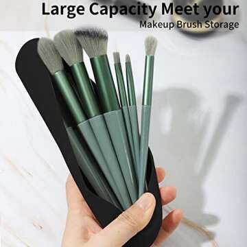 Mengji Life Silicone Makeup Brush Holder for Travel Essentials