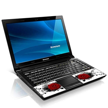 LSS 15 15.6 Inches Laptop Notebook Skin Sticker with 2 Wrist Pads - Reusable Cover Protector Vinyl S...